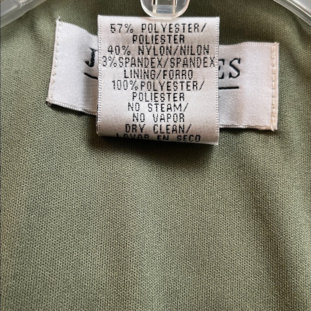 J.R. NITES Metallic Green Women's Jacket Size 18W - Picture 6 of 6